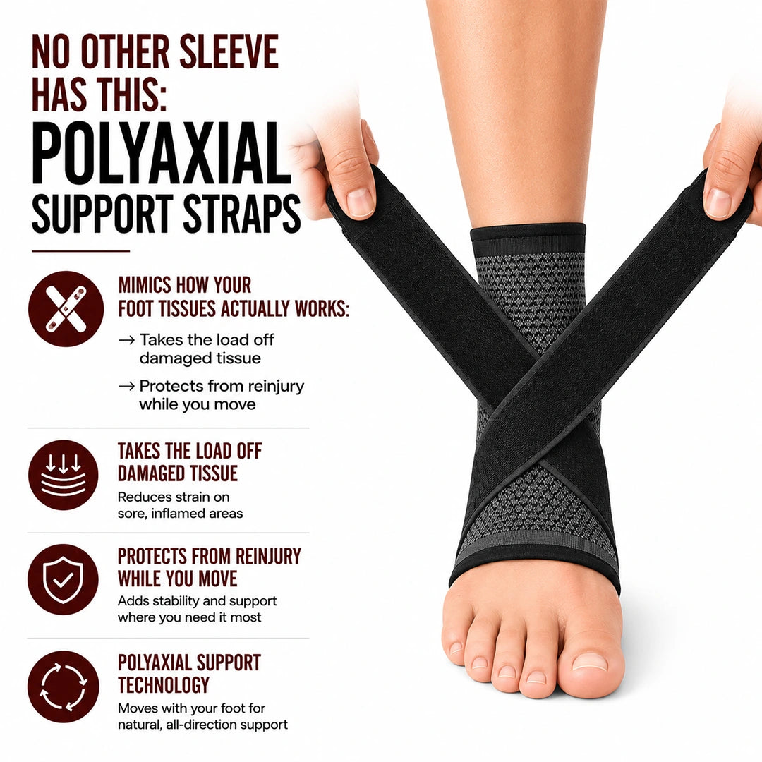 Foot Sleeve with Support Straps