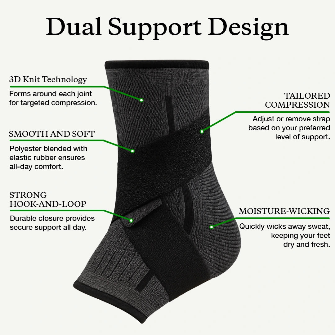 Foot Sleeve with Support Straps