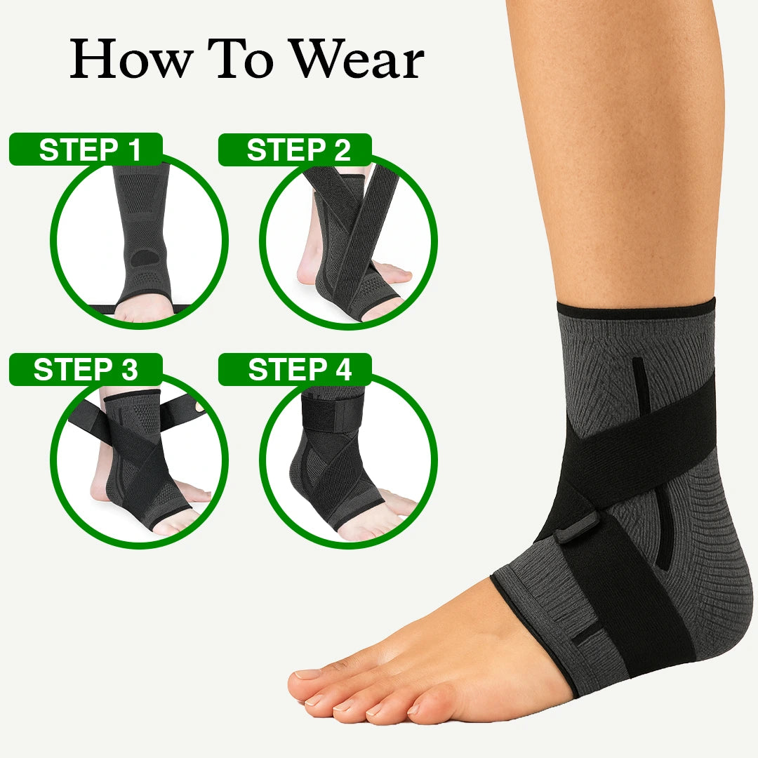 Foot Sleeve with Support Straps