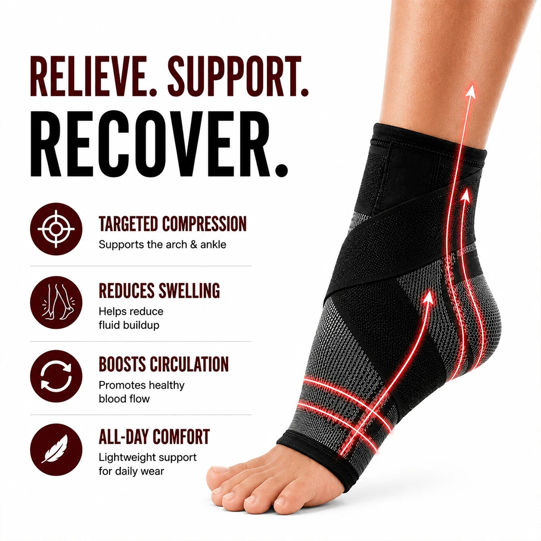 Foot Sleeve with Support Straps
